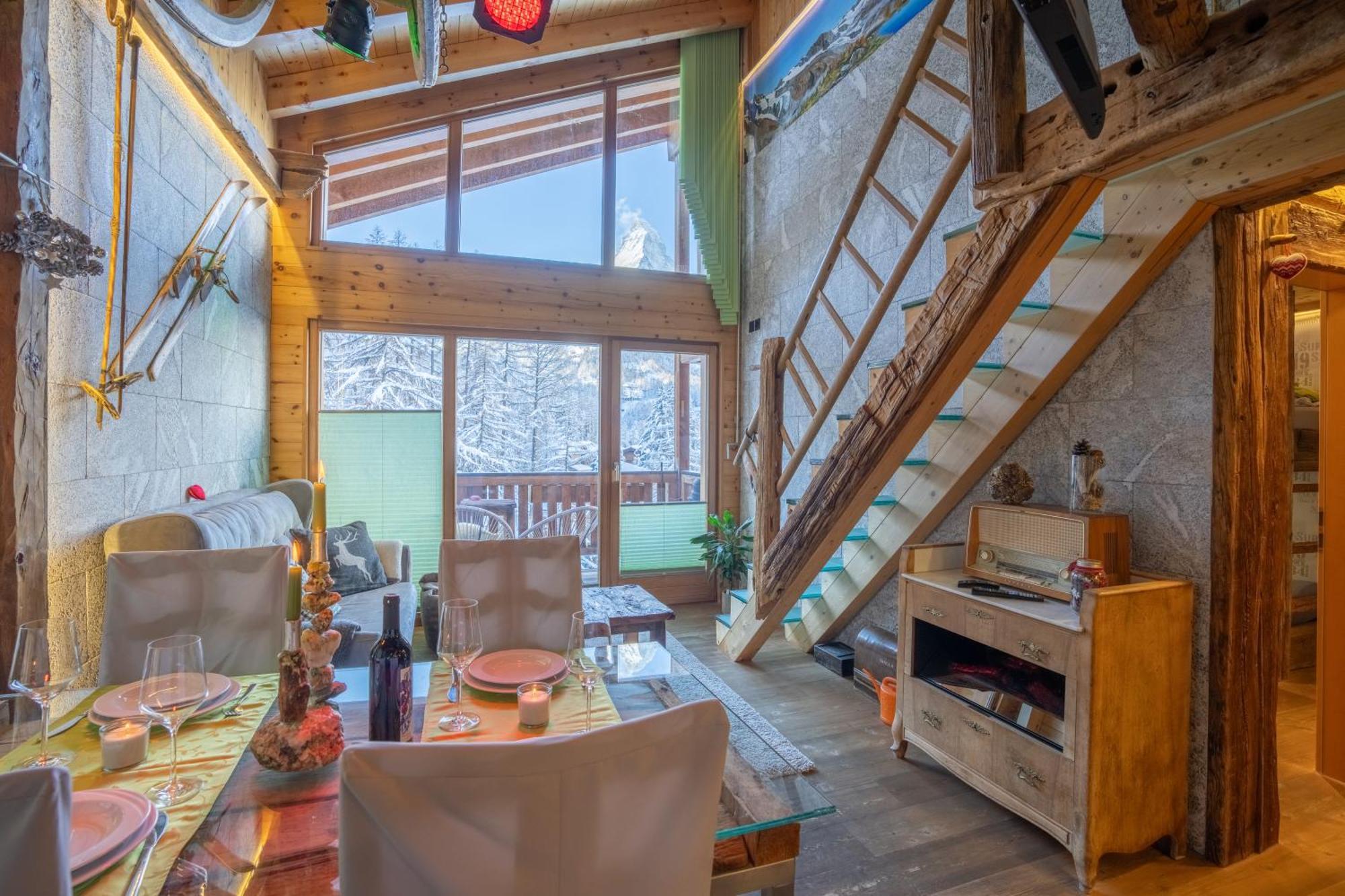 Haus Sunrise Lägenhet Zermatt Exteriör bild