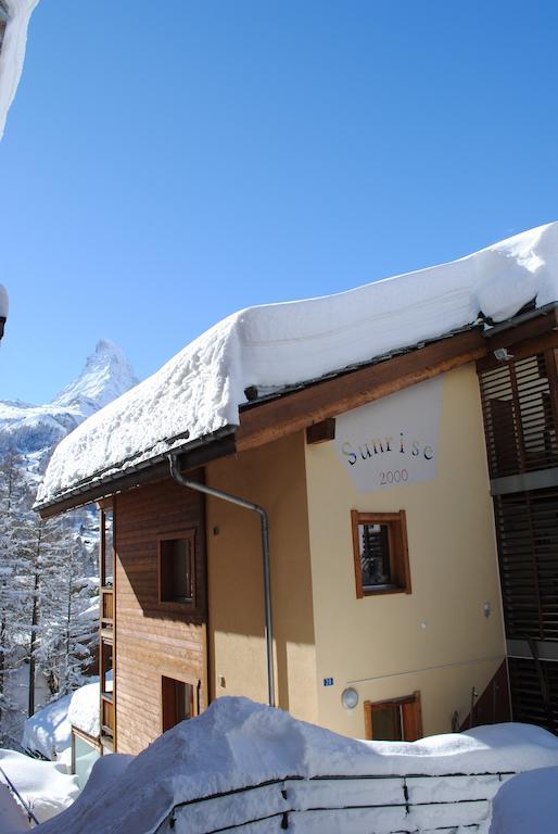 Haus Sunrise Lägenhet Zermatt Exteriör bild
